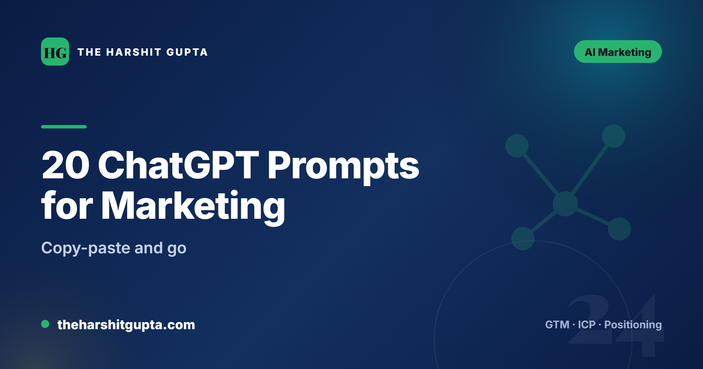 20 ChatGPT Prompts for Marketing (Copy-Paste)